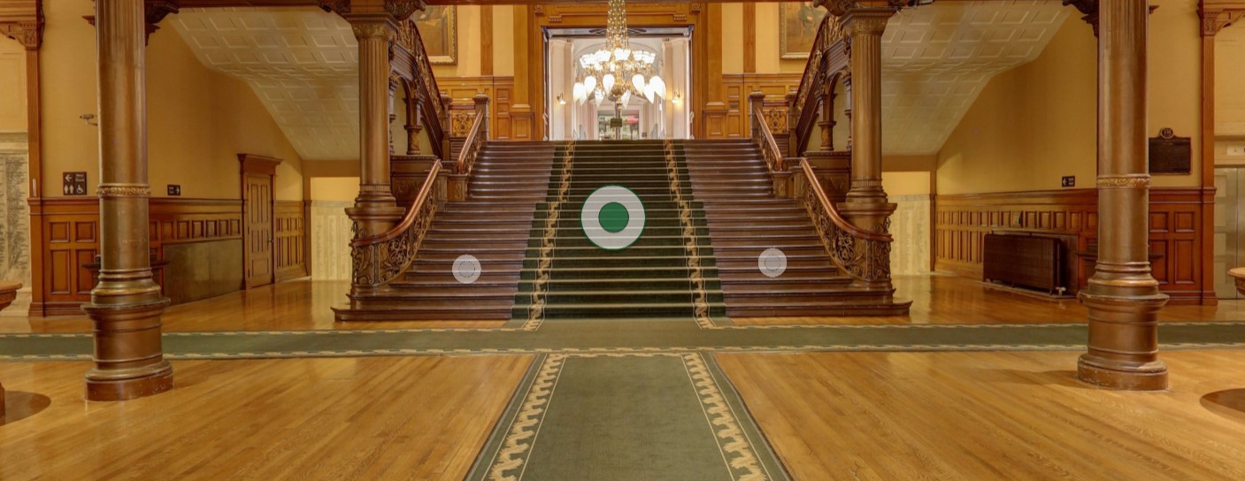 Screenshot of virtual tour