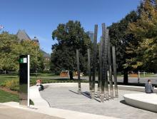 Picture of the Notre Place monument at Queen's Park, Toronto