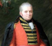 Le lieutenant gouverneur John Graves Simcoe par J.W.L Forster