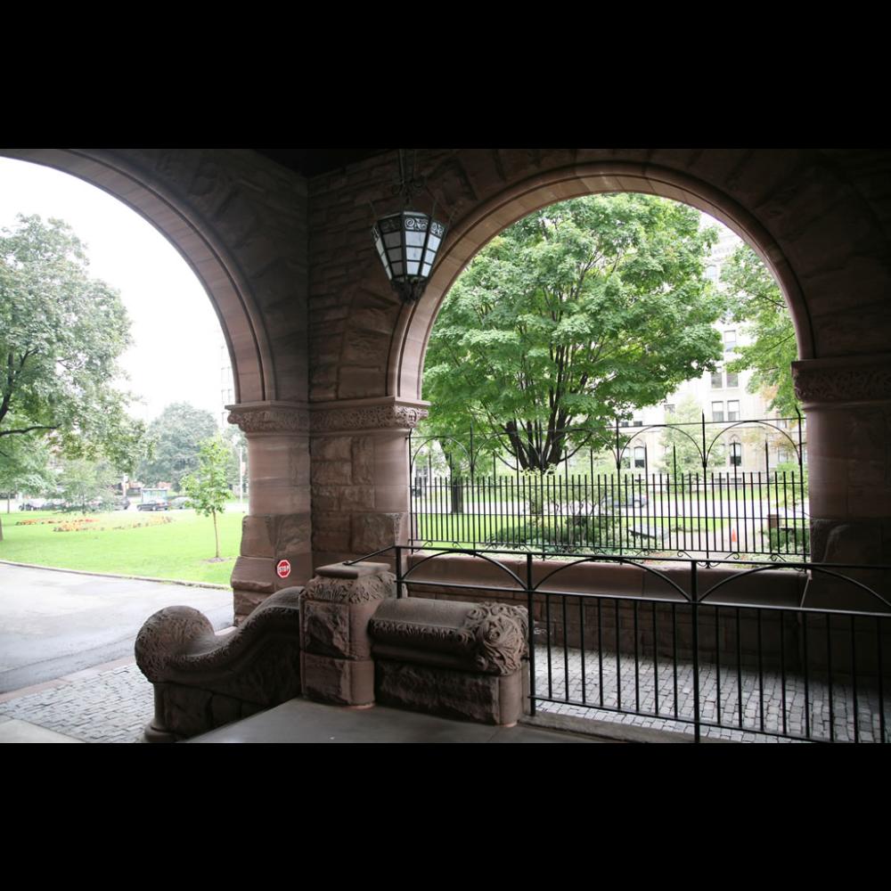 East driveway of the Legislative Building.