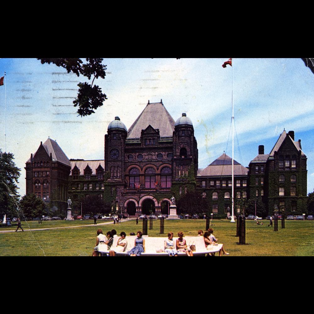 Legislative Building and grounds, viewed looking north, 1960s