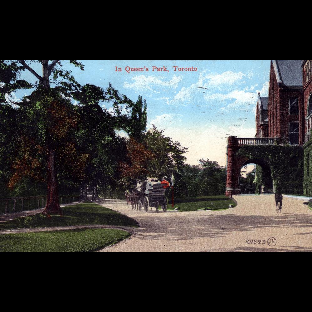 West entrance of the Legislative Building.