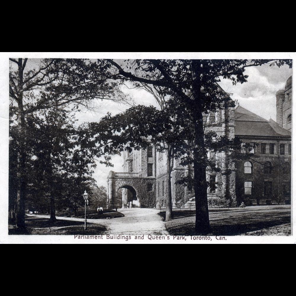 West entrance of the Legislative Building