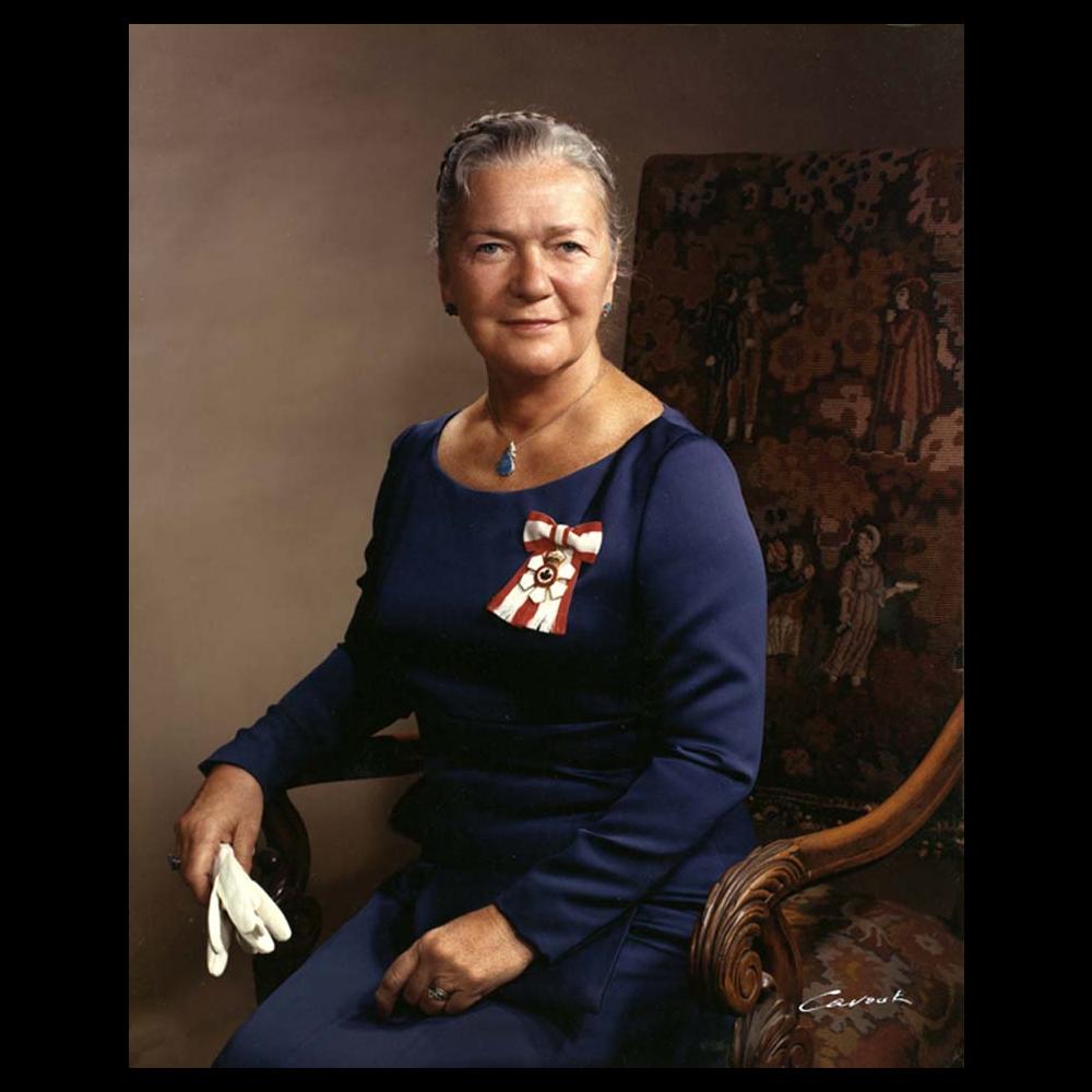 Picture of the Honourable Pauline McGibbon, Lieutenant Governor from 1974 to 1980