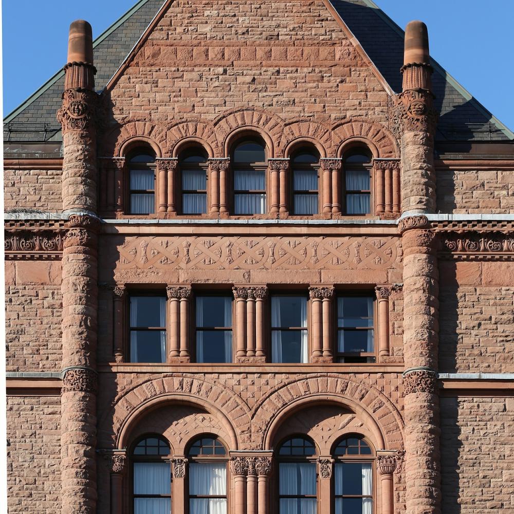 Picture of the west wing exterior at Ontario's Legislative Building