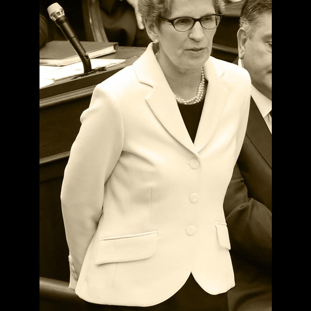 Photo de la première ministre Kathleen Wynne